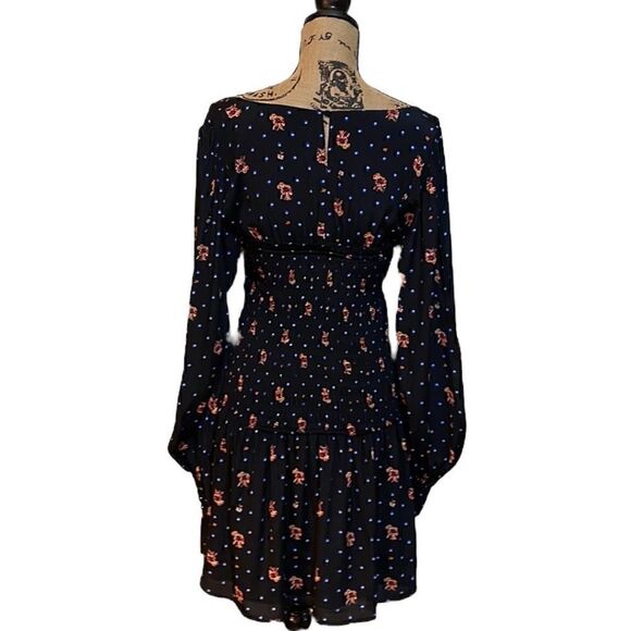 Free People Two Faces Print Mini Dress, Women’s Size XS, Ribbed, Lined - Picture 3 of 10